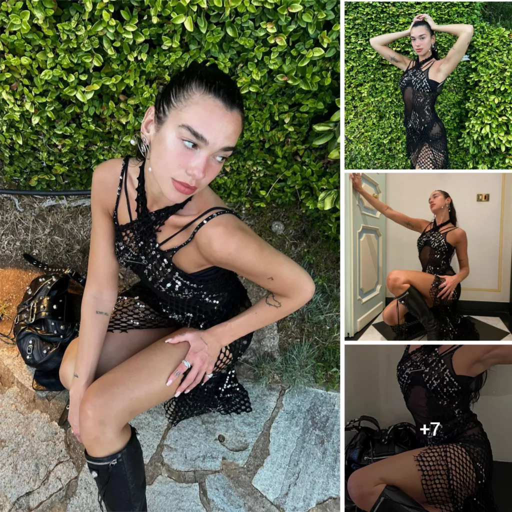 The Underlying Sensuality of Dua Lipa’s Sheer Black Dress